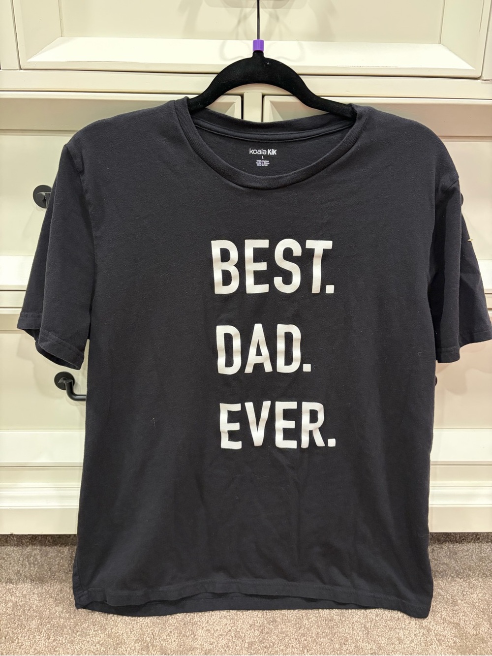 Koala Klif Black Short-Sleeve 'Best. Dad. Ever.' Graphic Tee